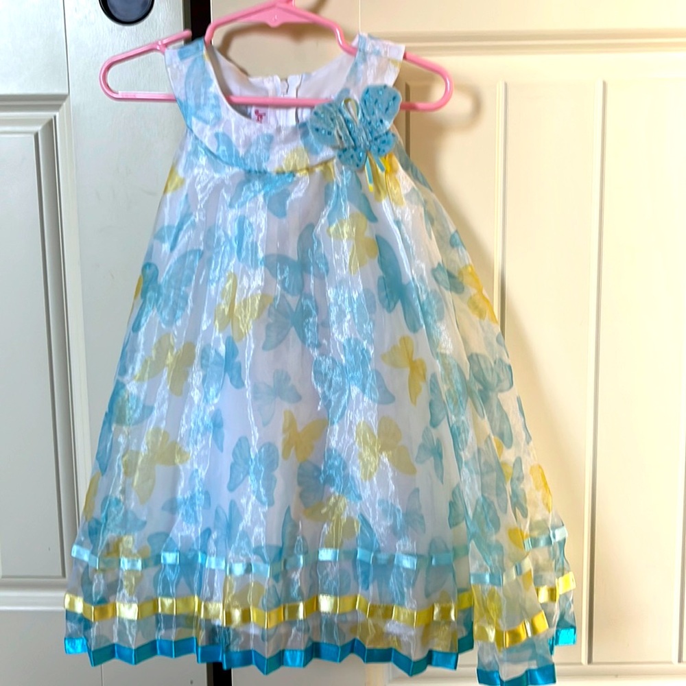 Blue green dress 18 months